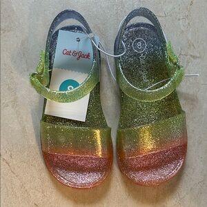 Cat & Jack Glitter Kids Sandals - Multicolor